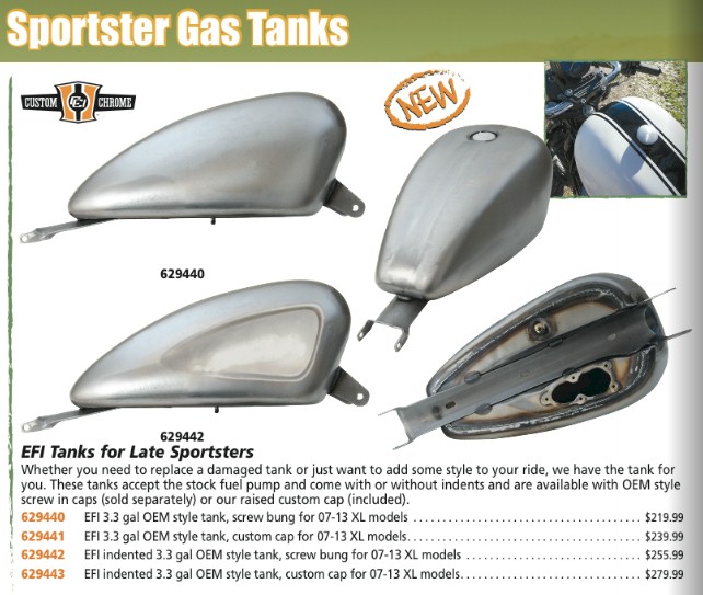 SPORTSTER GAS TANK