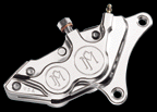 Powerful 4 Piston Differential Bore Caliper