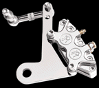 4 Piston caliper and bracket (Stock Mount)